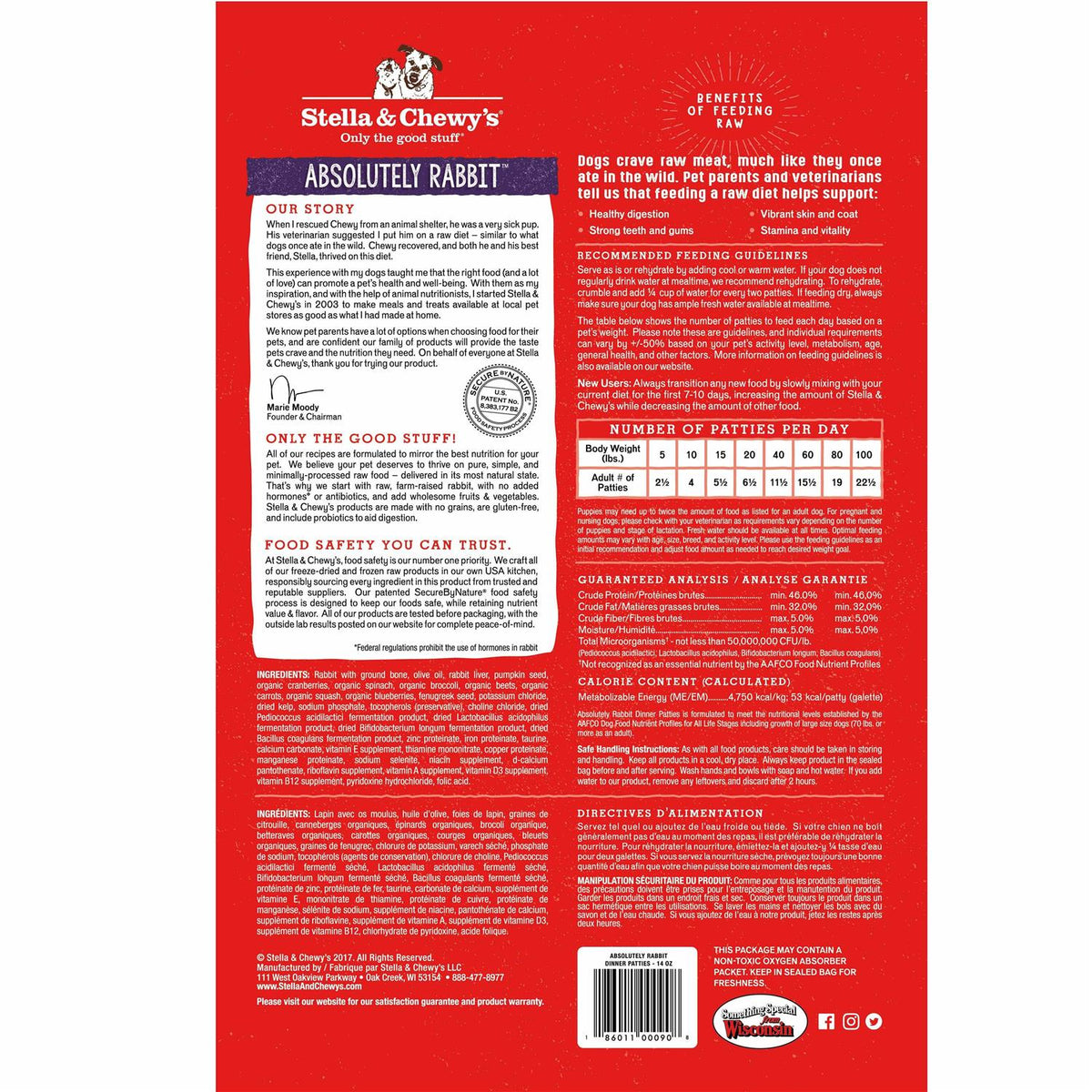 Freeze Dried Dog Food Patties P102