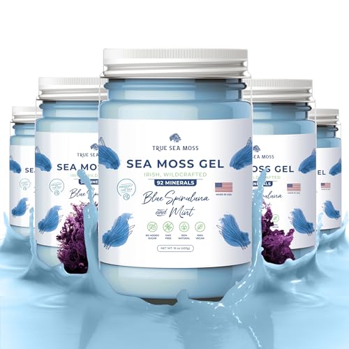Wildcrafted Irish Sea Moss Gel Blue Spirulina P745
