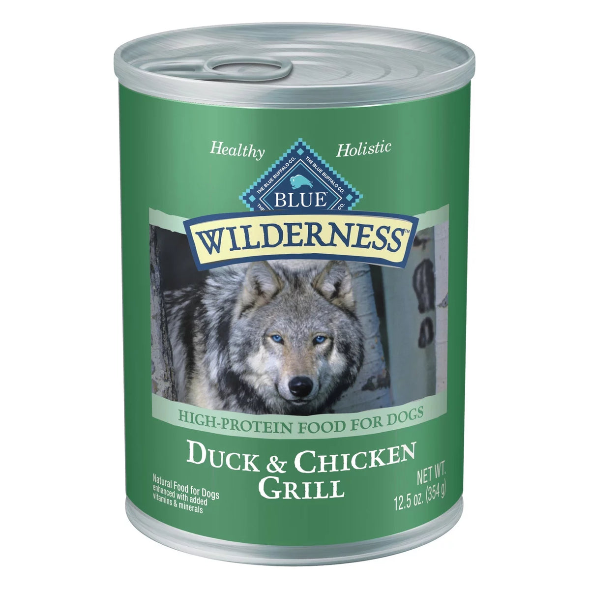 High Protein Duck and Chicken Grain-Free Wet Dog Food 12.5 oz. Cans E5075