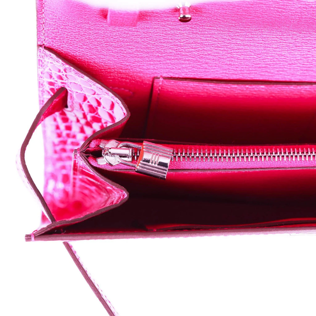 Pre-owned Shiny Alligator Wallet J2454
