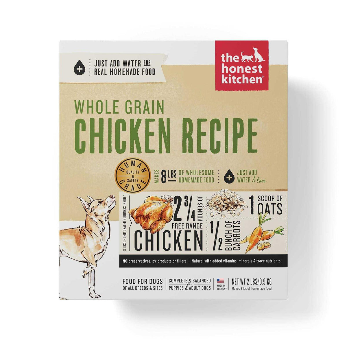 Dehydrated Whole Grain Chicken Dog Food T976802