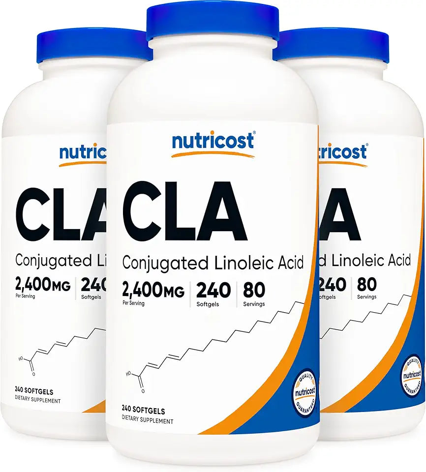 CLA 2,400mg 240 Softgels Gluten Free Non-GMO A758