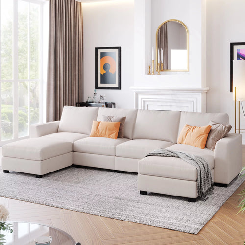 130.7" U Shaped Modular Sectional Sofa R216580