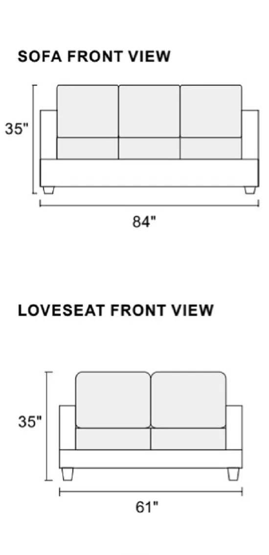 Espresso Faux Leather 2pcs Sofa and Loveseat B8146