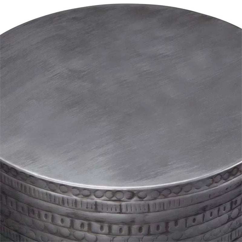 15" Metal Accent Side Table V371464
