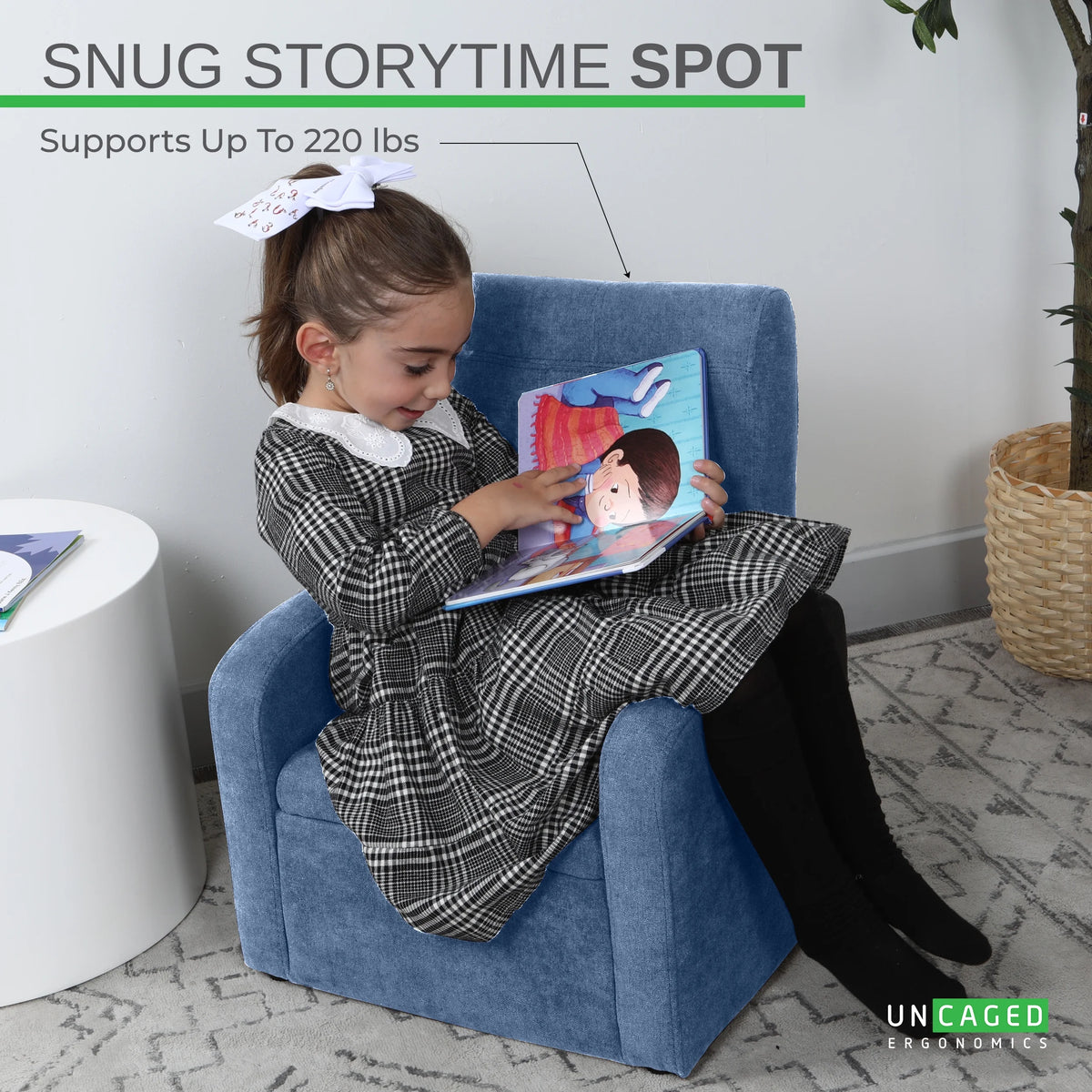 Kids Sofa Chair Folding Ottoman X582390
