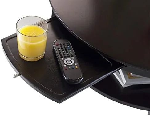 Round Coffee Table with Pull Out Tray R887629