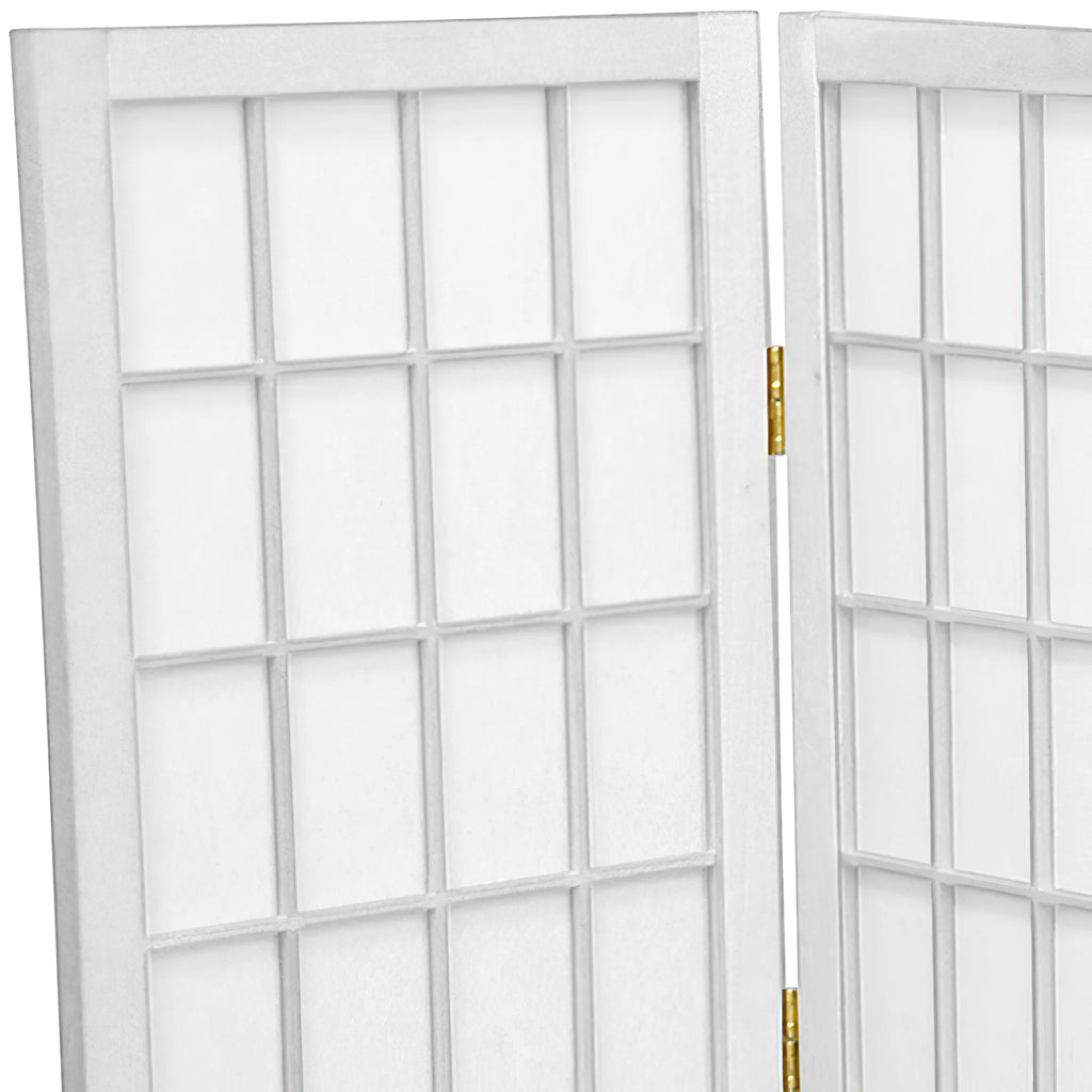 2 ft. Tall 4 Panel White Desktop Window Pane Screen X135833