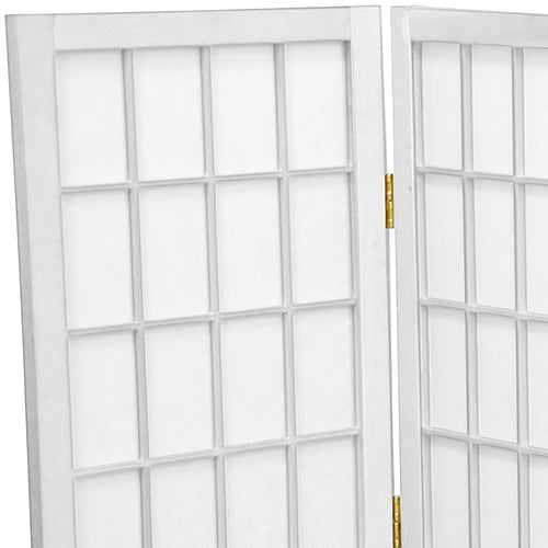 2 ft. Tall 4 Panel White Desktop Window Pane Screen X135833