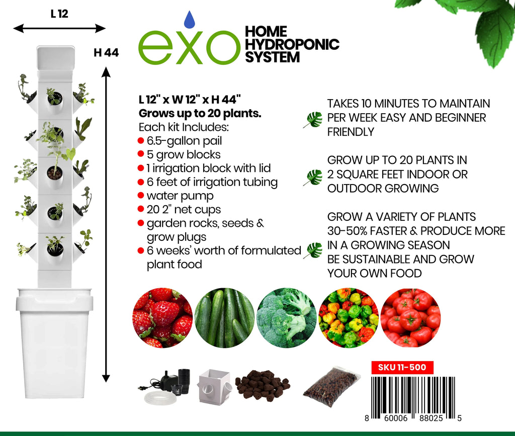 Hydroponic 20 Plant Tower Kit P8692