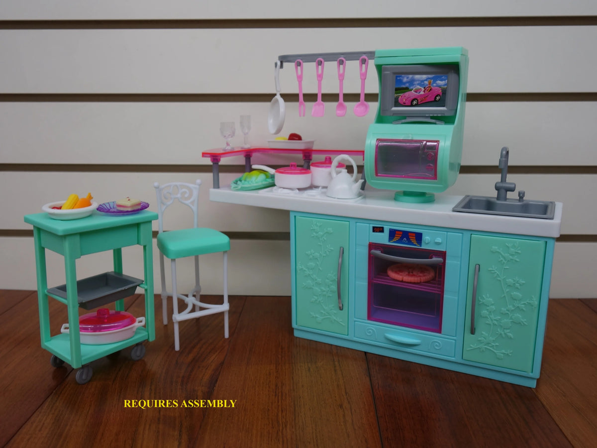 Kitchen Set Dollhouse Furniture Q27118