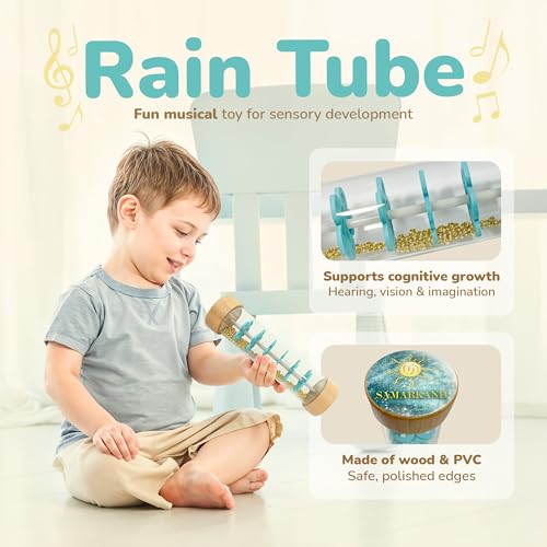 Kalimba, Rainstick, Rain Drum & Ocean Drum Musical Instruments A36383
