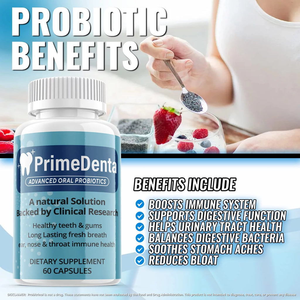 Oral Probiotics Supplement 60 Capsules D6336
