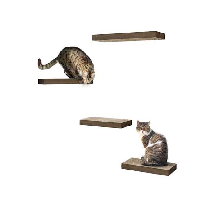 Cat Scratcher Floating Shelf Combo Y1463