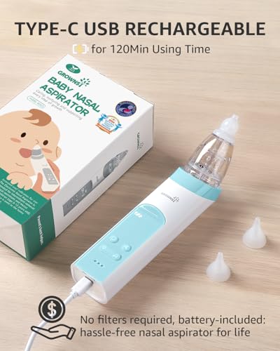 Baby Nasal Aspirator with 3 Soft Silicone Tips R932