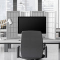 2 ft. Tall 4 Panel White Desktop Window Pane Screen X135833