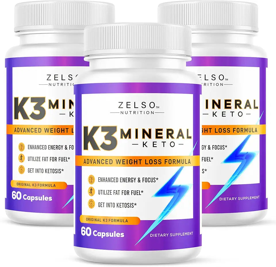K3 Mineral Capsules Supplement 3 Pack M1902