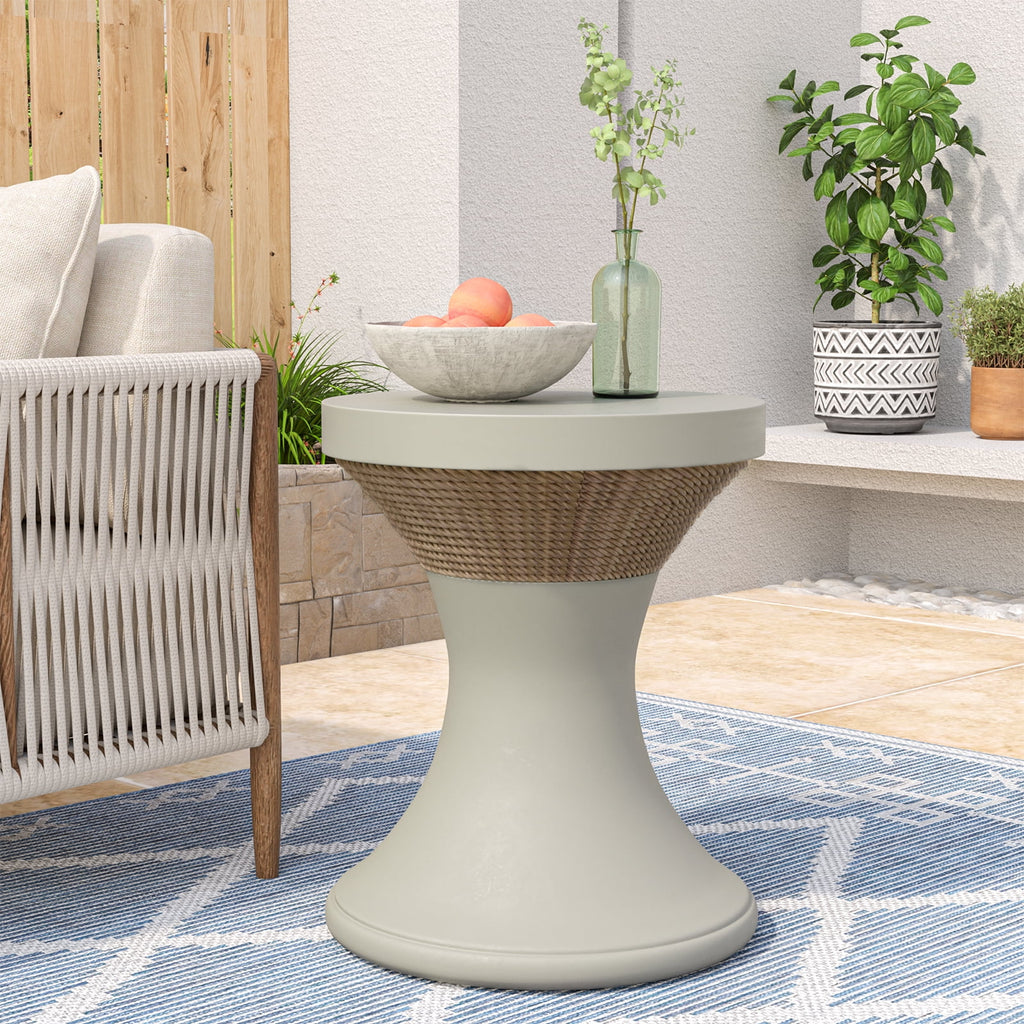 Sand Grey Concrete Accent Coffee Table G80749