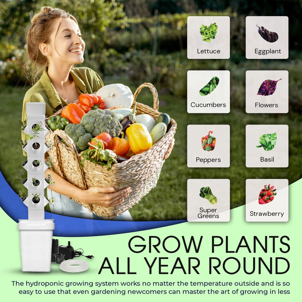 Hydroponic 20 Plant Tower Kit P8692
