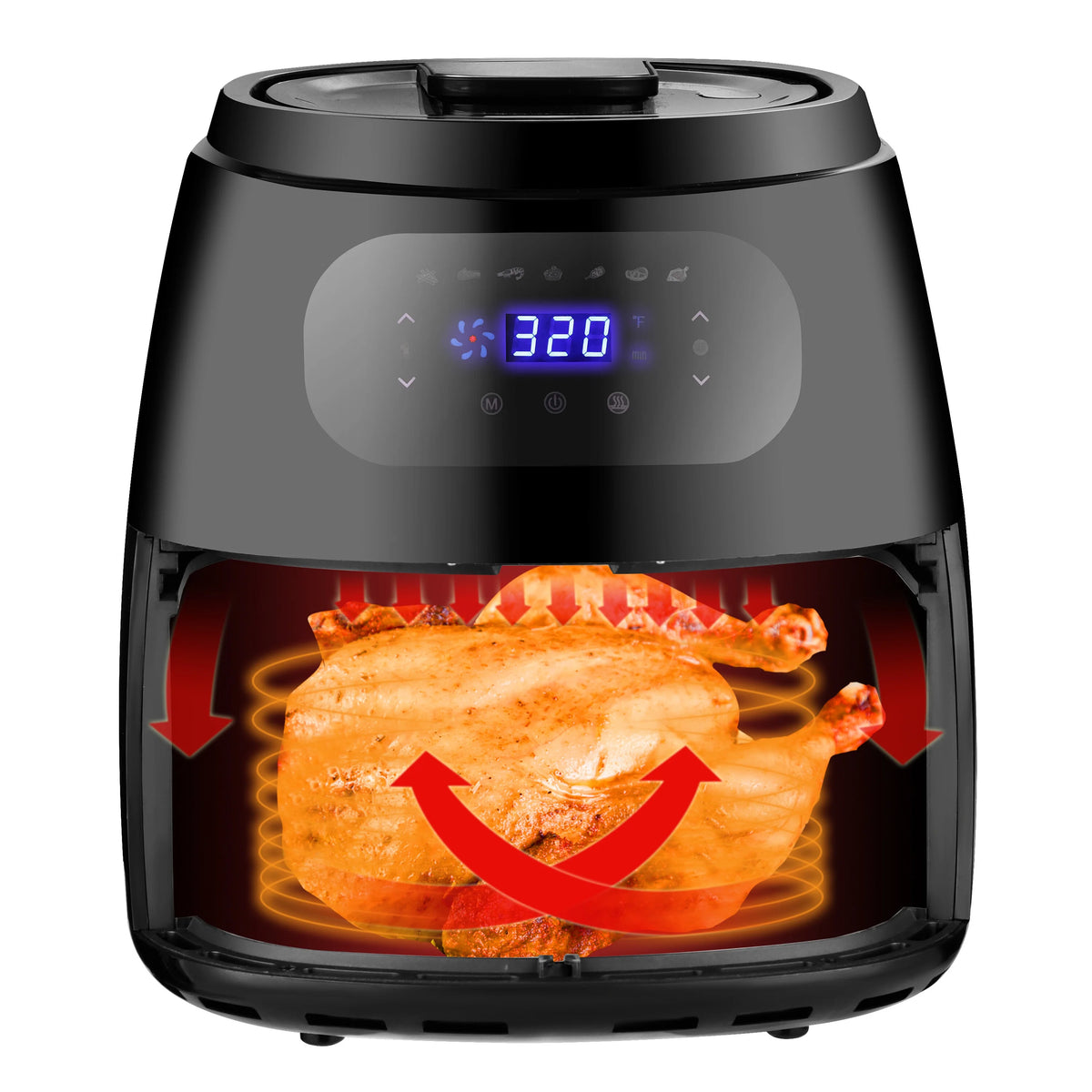 1700W Digital Multi-Functional Air Fryer 7.6 Qt U751027