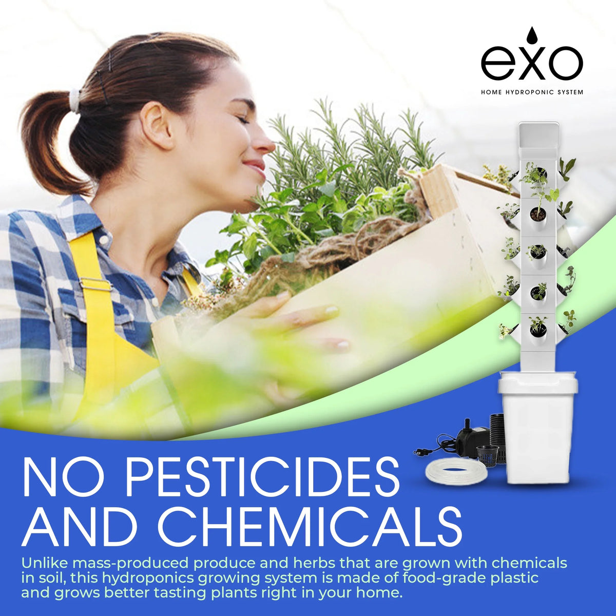 Hydroponic 20 Plant Tower Kit P8692