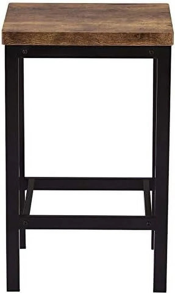 4 Piece Counter Height Dining Table Set with 3 PU Stools F652415