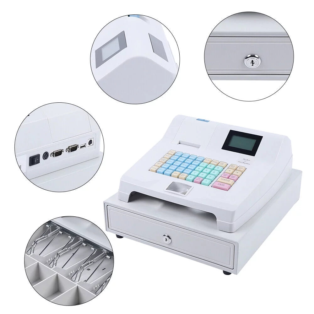 48 Keys LED Display Electronic Cash Register C810