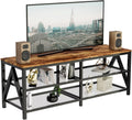 60 65 Inch 3-Tier TV Stand with Metal Frame R439589