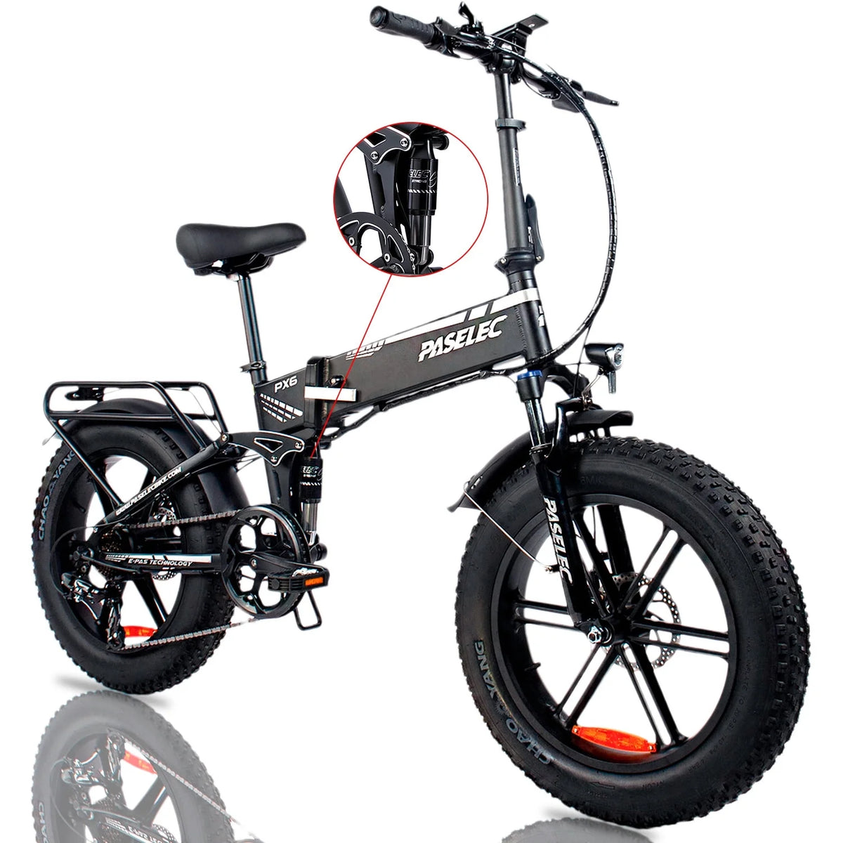 Folding Electric Mountain Bike 750W 20'' Aluminum Alloy 48V 12Ah 9 Speed Z678542