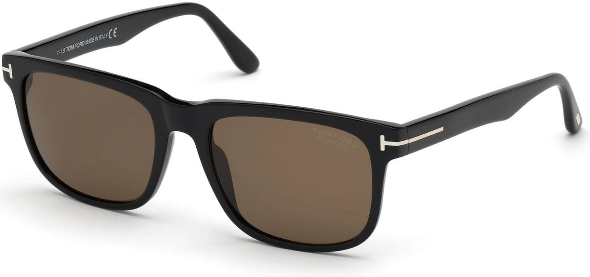 Polarized Brown Square Men's Sunglasses I397016
