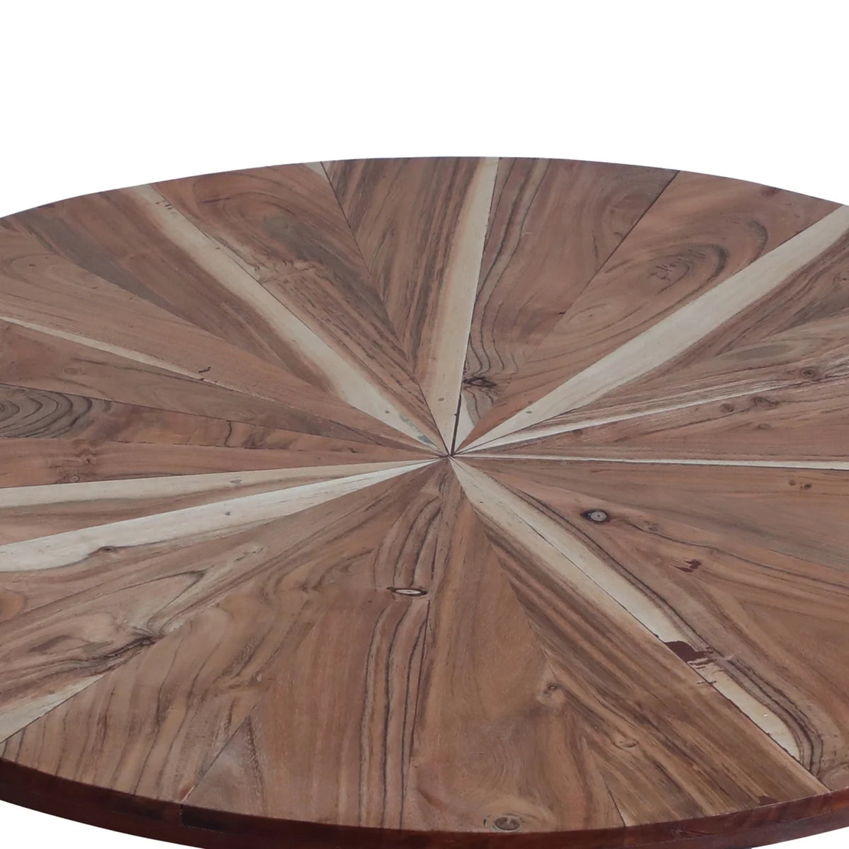 31 Inch Round Mango Wood Coffee Table B474