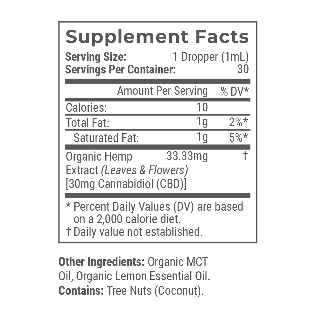 Organic CBD Tincture K691611