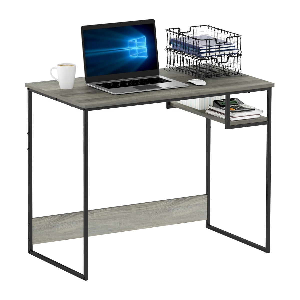 French Oak Grey Study Desk K291714