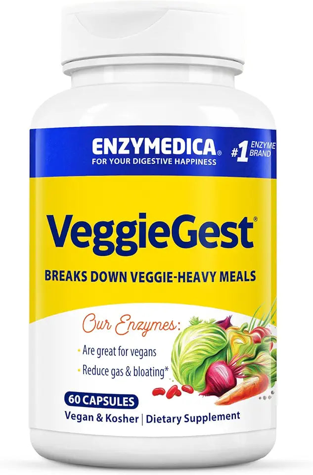 VeggieGest Digestive Enzymes 60 Count O1642