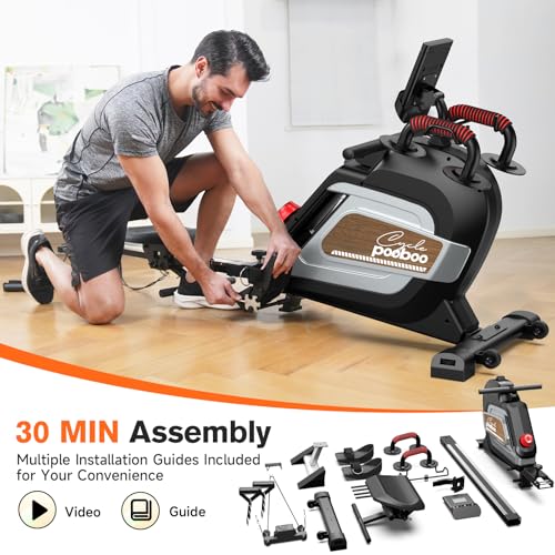 Magnetic Rowing Machine 360 LB Weight Capacity O914