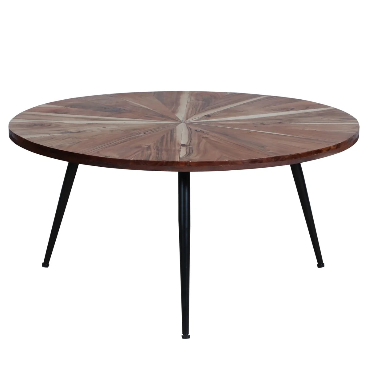 31 Inch Round Mango Wood Coffee Table B474