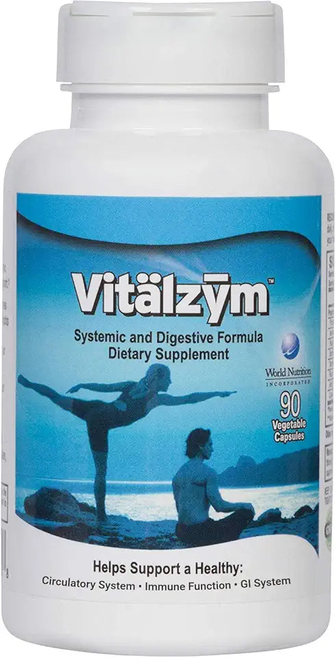 90 Capsules Digestive Enzymes with Serrapeptase F662343