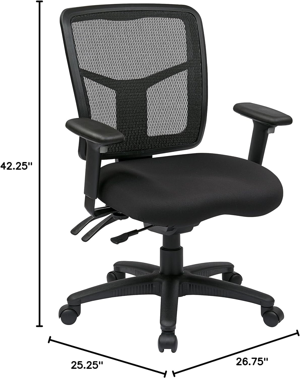 Breathable Mesh Back Manager's Chair with Lumbar Support P574