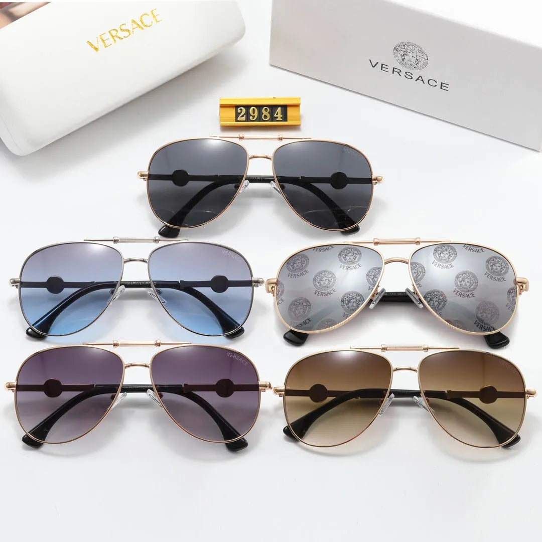Oval Double Bridge Polarized Sunglasses E15545