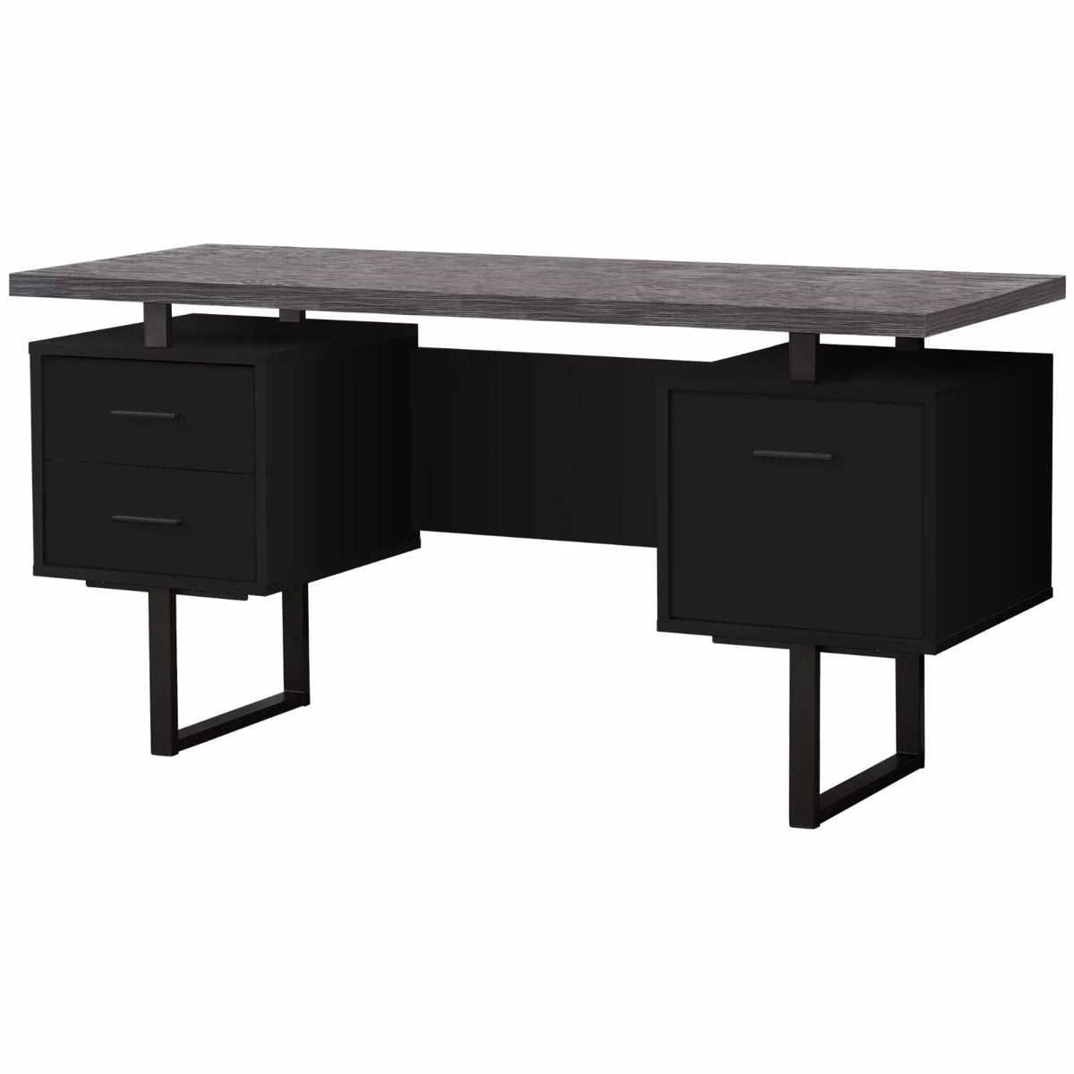 White Computer Desk with Storage Drawers C5938