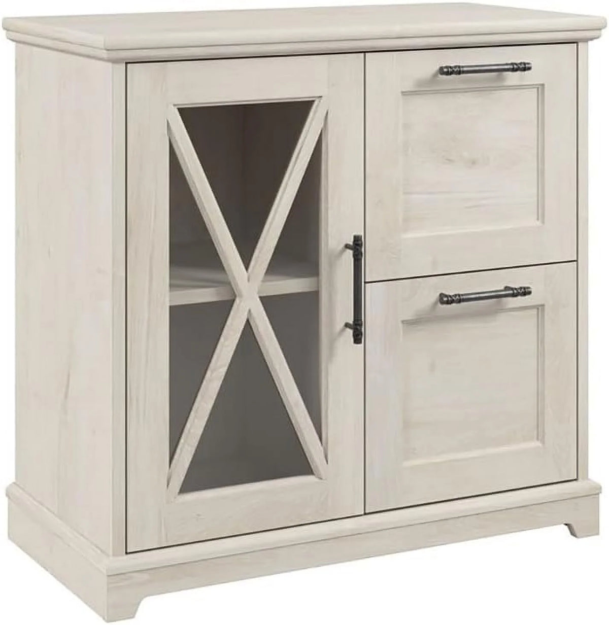 Lateral File Cabinet With Shelves P9288