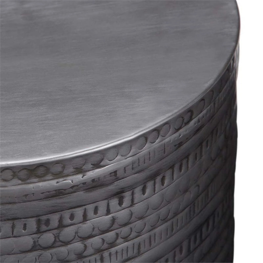 15" Metal Accent Side Table V371464