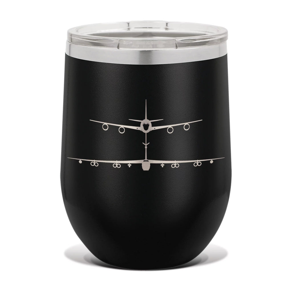 12 oz Stainless Steel Double Walled Wine Tumbler W77463