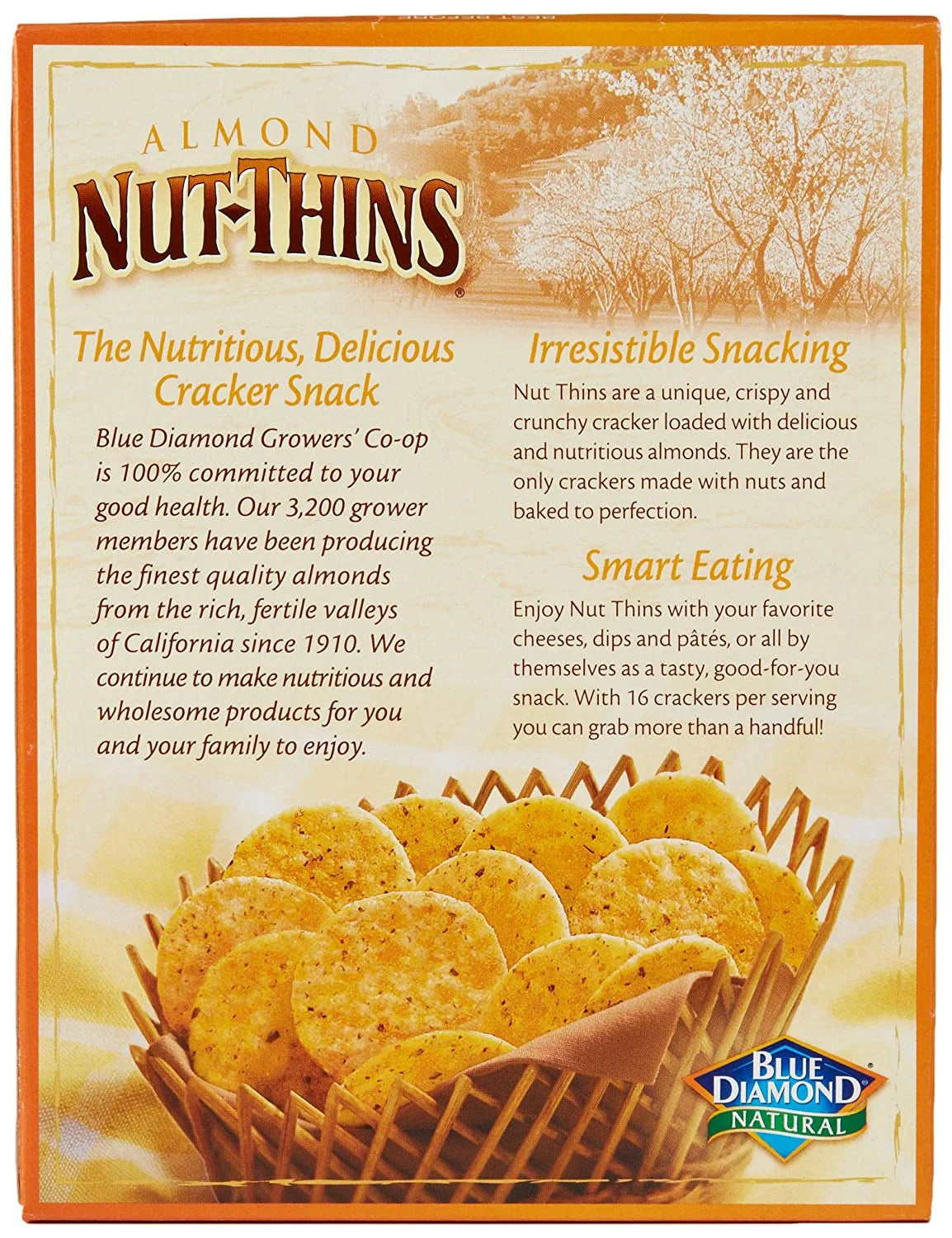 Cheddar Cheese Rice Cracker Snacks 4.25 oz Pack of 4 B731210