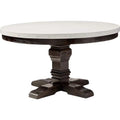 Dining Table with Marble Top and Pedestal Base M4520