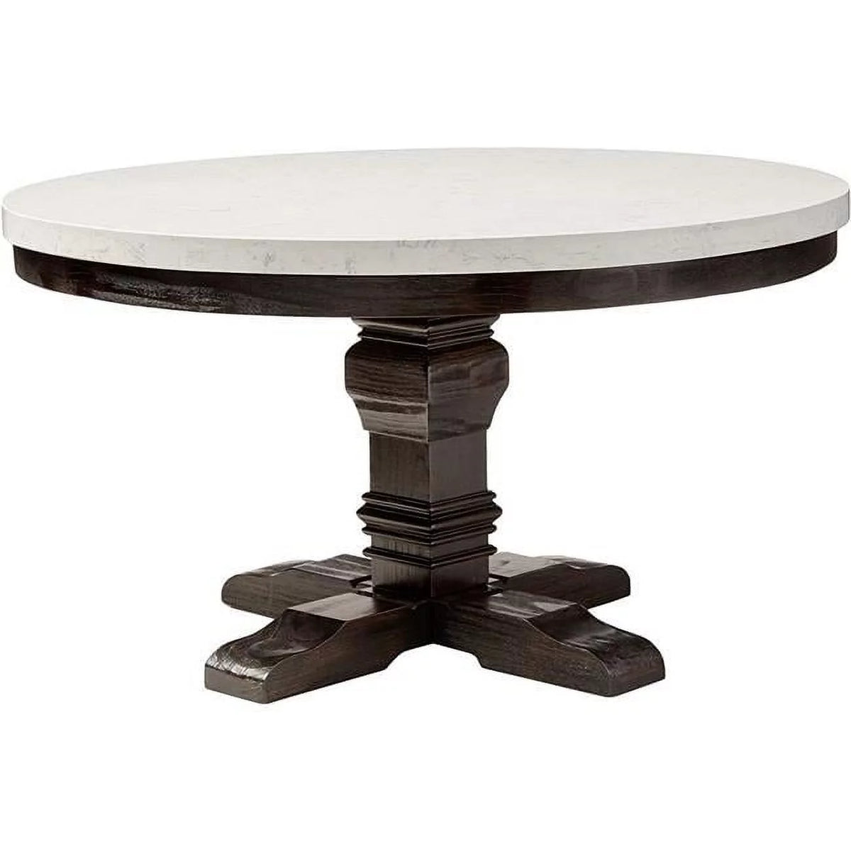 Dining Table with Marble Top and Pedestal Base M4520