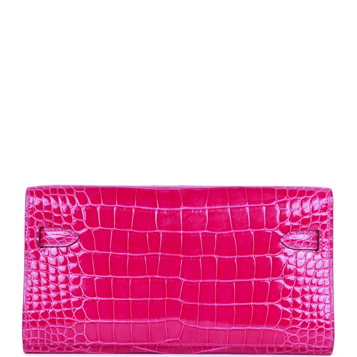 Pre-owned Shiny Alligator Wallet J2454
