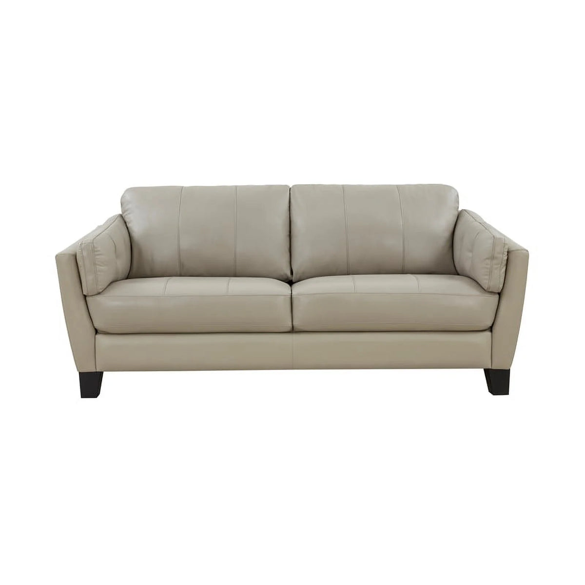 Cream Top Grain Leather Sofa K496