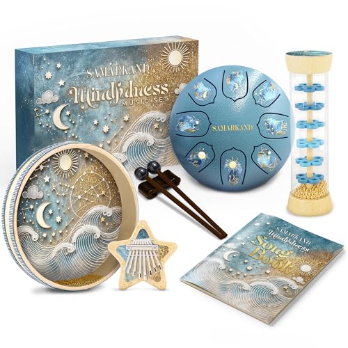 Kalimba, Rainstick, Rain Drum & Ocean Drum Musical Instruments A36383
