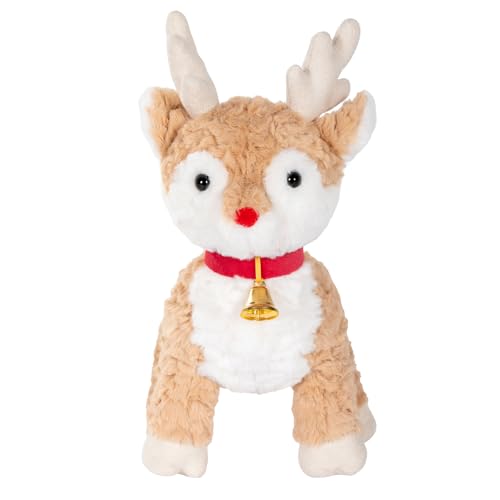 12.6 Inch Reindeer Stuffed Animal Plush Toy Q67406